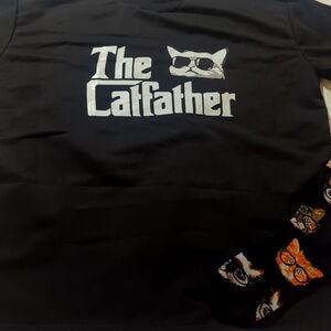 The Catfather shirt with socks